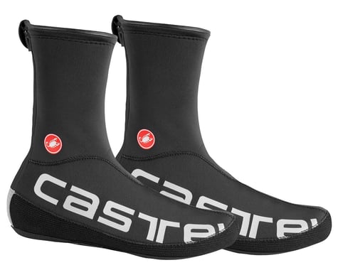 Castelli Diluvio UL Shoe Covers (Black/Silver Reflex) (S/M)