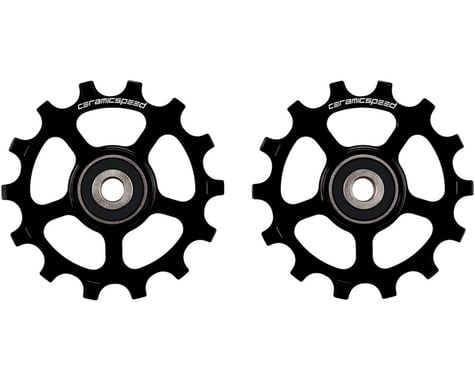 CeramicSpeed 14T Pulley Wheels (Black) (Shimano XT/XTR)