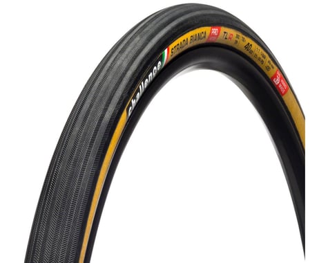 Challenge Strada Bianca Pro Handmade Tubeless Tire (Tan Wall) (700c) (40mm)