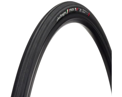 Challenge Strada Race Tubeless Road Tire (Black) (700c) (27mm)