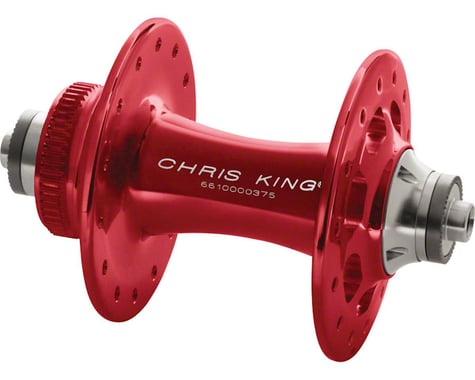 Chris King R45D 9mm QR Front Disc Hub (Red) (32 Hole) (Centerlock)