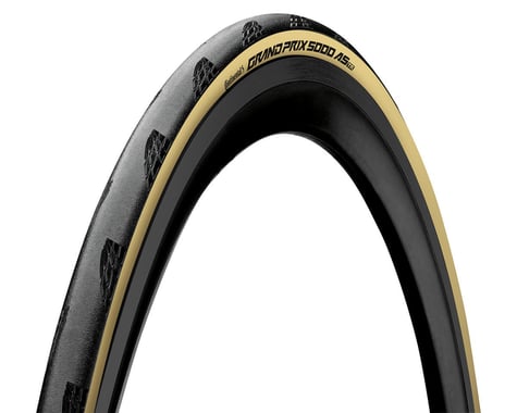 Continental Grand Prix 5000 AS Tubeless Road Tire (Black/Cream Skin) (700c) (25mm)