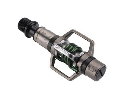 Crankbrothers Egg Beater 2 Pedals (Silver w/ Green Spring)