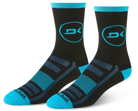 Dakine Singletrack Cycling Socks (Cyan/Black)