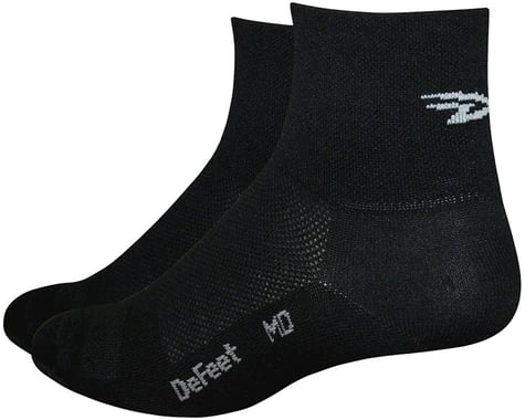DeFeet Aireator 4" Spotty Sock (Black)