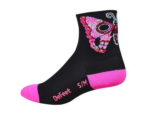 DeFeet Aireator 3" Sugarfly Womens Sock (Black/Pink)