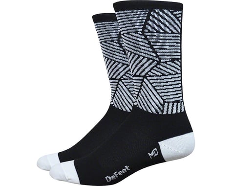 DeFeet Aireator 6" Craze Sock (Black/White)