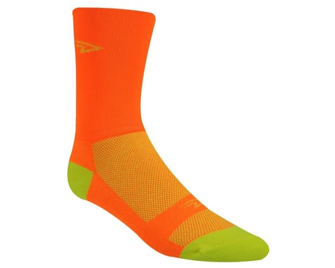 DeFeet Aireator 5" Hi Top Socks (Orange/Yellow) (M)