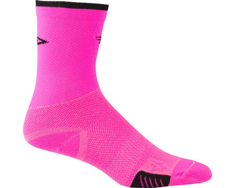 DeFeet Cyclismo Sock (Pink/Black Stripe)