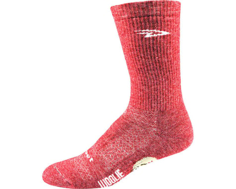 DeFeet Woolie Boolie 6" Comp Sock (Red Heather)