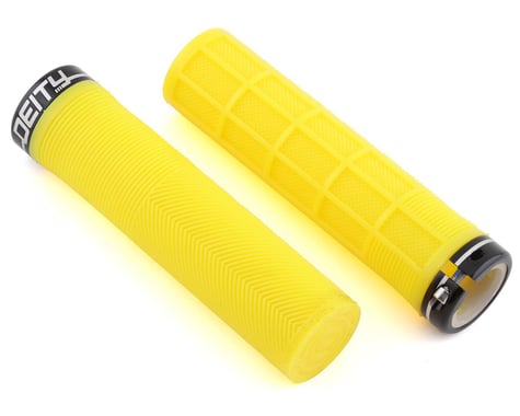 Deity Knuckleduster Lock-On Grips (Yellow) (132mm)