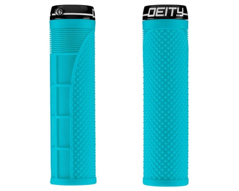 Deity Megattack Lock-On Grips (Turquoise) (140mm)