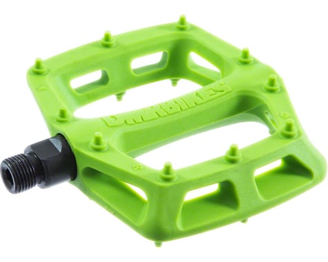 DMR V6 Pedals (Green) (Plastic Platform) (9/16")