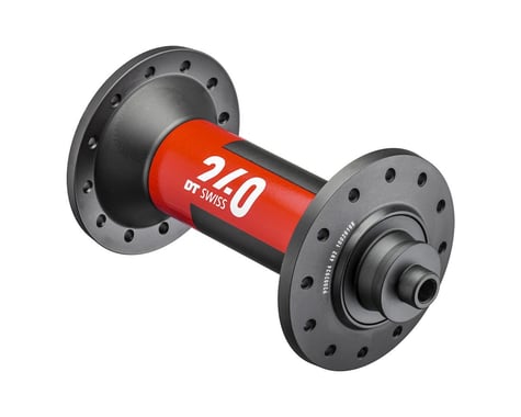 DT Swiss 240 Rim Brake Road Hubs (Black/Red) (Front) (QR x 100mm) (20H)