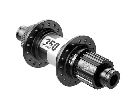 DT Swiss 350 Disc Rear Hub (Black) (12 x 142mm) (Centerlock) (Shimano Microspline) (24H)