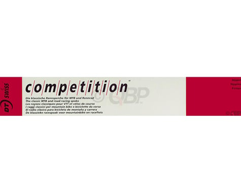 DT Swiss Competition J-bend Spoke (Silver) (2.0/1.8/2.0mm) (256mm)