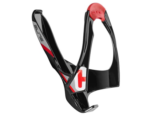 Elite Cannibal Lateral Entry Bottle Cage (Black/Red Logo)