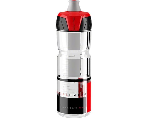 Elite Crystal Ombra Water Bottle (Clear w/ Red Graphics) (750ml)
