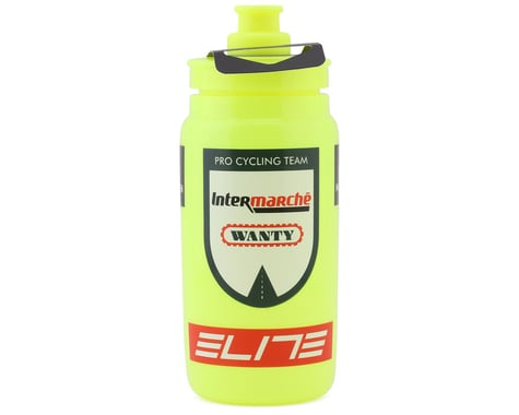 Elite Fly Team Water Bottle (Yellow) (Intermarche Wanty) (18.5oz)