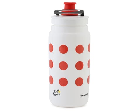 Elite Fly Tour De France Water Bottle (Red Polka Dot) (18.5oz)