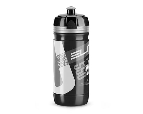 Elite Corsa Biodegradeable Water Bottle (Black/Silver) (550ml)