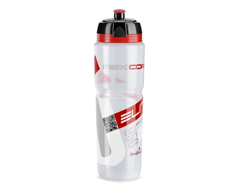 Elite Maxi Corsa Biodegradeable Water Bottle (Clear/Red/Black) (950ml)