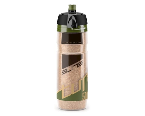 Elite Turacio Cork Insulated 3 Hour Water Bottle (Dark Green) (500ml)
