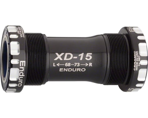 Enduro XD-15 Corsa Ceramic Mountain Bottom Bracket (Black) (BSA) (68/73mm)