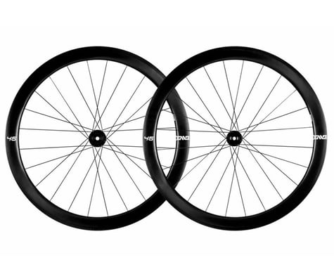 Enve 45 Foundation Series Disc Brake Wheelset (Black) (Centerlock) (Tubeless) (Shimano/SRAM 11spd Road) (12 x 100, 12 x 142mm) (700c / 622 ISO)