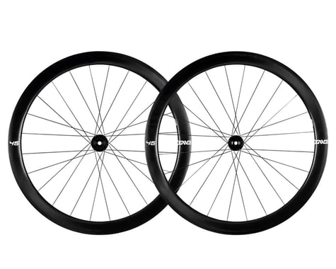 Enve 45 Foundation Series Disc Brake Wheelset (Black) (Centerlock) (Tubeless) (SRAM XDR) (Foundation Road Hubs) (700c)