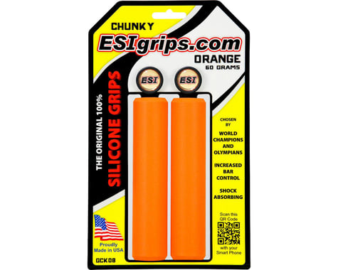 ESI Grips Chunky Silicone Grips (Orange)
