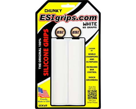 ESI Grips Chunky Silicone Grips (White)