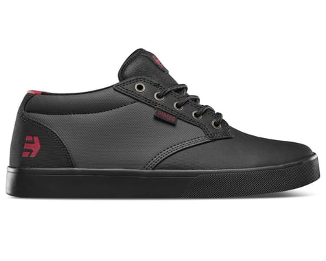 Etnies Jameson Mid Crank Flat Pedal Shoes (Black/Dk Grey/Red) (12)