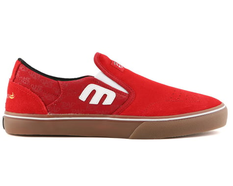 Etnies Marana Slip X Rad Flat Pedal Shoes (Red/White/Gum) (10.5)