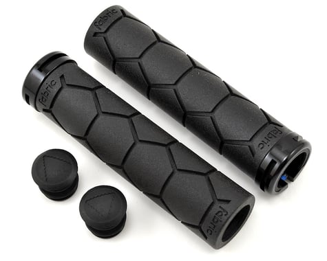 Fabric Silicon Lock-On Grips (Black)