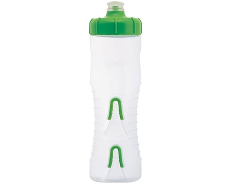 Fabric Cageless Water Bottle (Clear/Green)