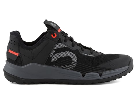 Five Ten Women's Trailcross LT Flat Pedal Shoe (Core Black / Grey Two / Solar Red) (10)