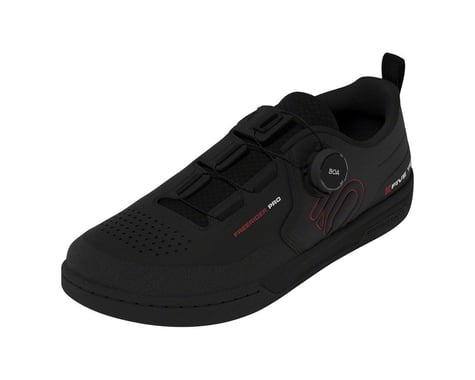 Five Ten Freerider Pro BOA Flat Pedal Shoes (Core Black/Red/FTWR White) (9)