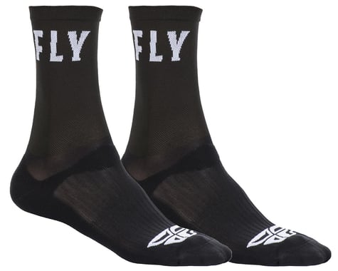 Fly Racing Crew Socks (Black)