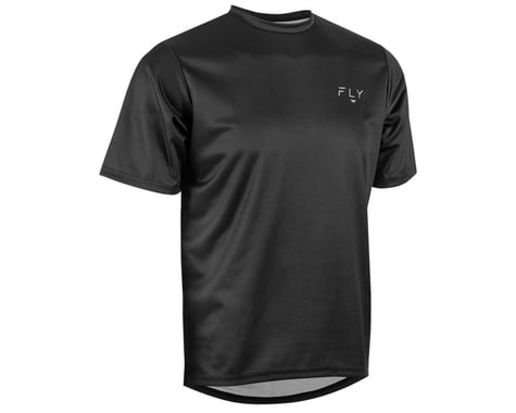 Fly Racing Action Short Sleeve Jersey (Black) (L)