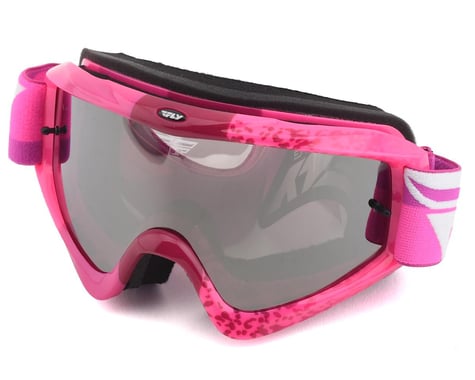 Fly Racing Zone Composite Goggle (Grey/Pink) (Clear Lens)