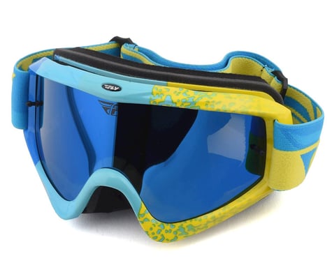 Fly Racing Zone Composite Goggle (Bluee/Hi-Vis) (Bluee Lens)