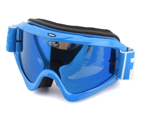 Fly Racing Zone Turret Goggle (Bluee) (Bluee Mirror Smoke Lens)