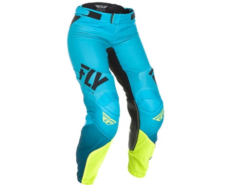 Fly Racing Women's Lite Race Pants (Blue/Hi-Vis) (3/4)