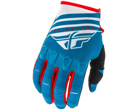 Fly Racing Kinetic K220 Gloves (Blue/White/Red)