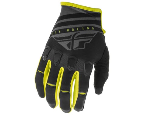 Fly Racing Kinetic K220 Gloves (Black/Grey/Hi-Vis)