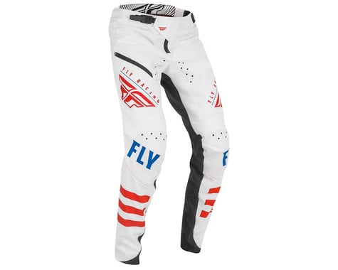 Fly Racing Youth Kinetic Bicycle Pants (White/Red/Blue) (20)