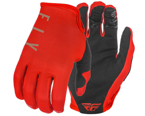 Fly Racing Lite Gloves (Red/Khaki)