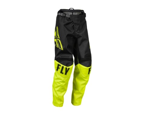 Fly Racing Youth F-16 Pants (Black/Hi-Vis)