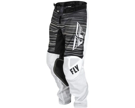 Fly Racing Youth Kinetic Mesh Pants (Black/White/Grey) (22)